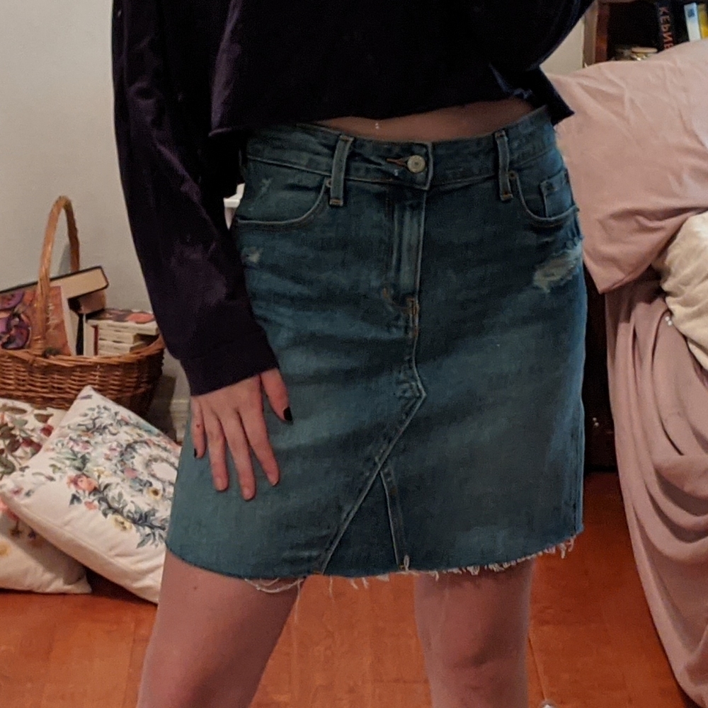 Women's denim skirt